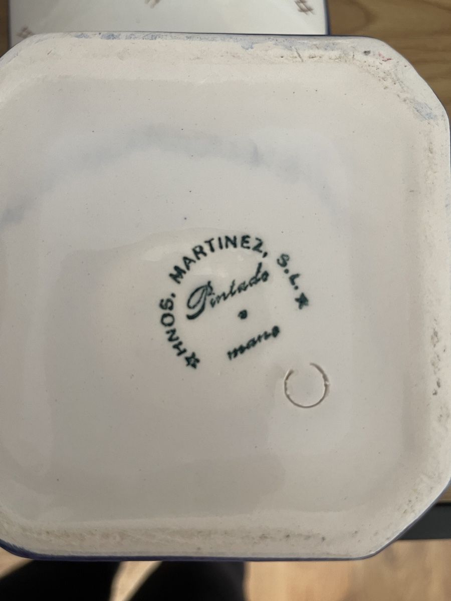 Töpfe: Vintage Topf HNOS. Martinez Handbemalt – Gebraucht aus Laufen von car_2fnm 4