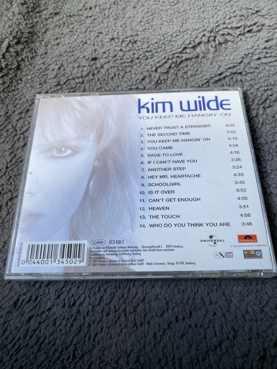 CD: Kim Wilde - You Keep me Hanging on CD – Usato da Liestal venduto da Stephanoceras1 1