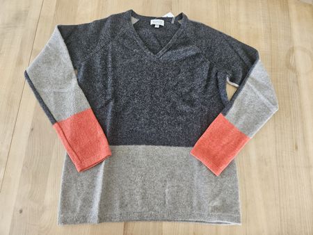Damenpullover Kinross 100% Kaschmirgröße L 