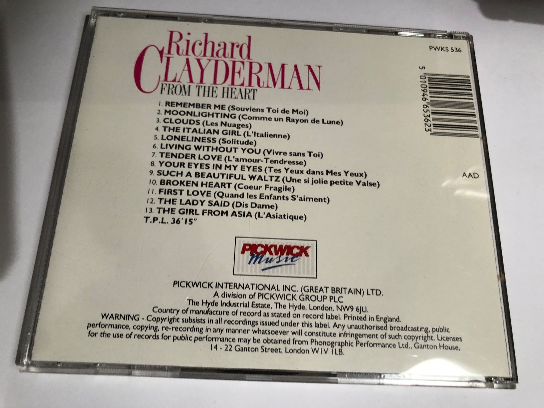 CDs: Richard Clayderman – Gebraucht aus Arth von Vrecam51 1