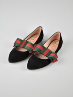 Gucci Sylvie Ballerina, schwarz, Gr.39