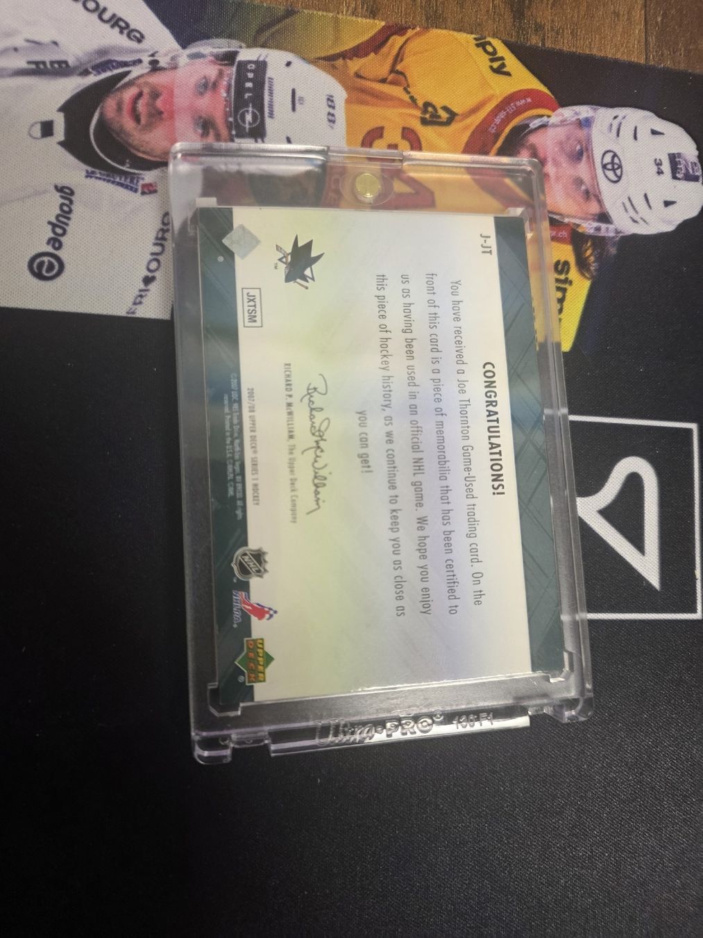 NHL Carte collezionabili: Joe Thornton Game Patch 15/15 San Jose Sharks – Nuovo (secondo la descrizione) da Kilchberg ZH venduto da BlaugelbeMacht1921 1