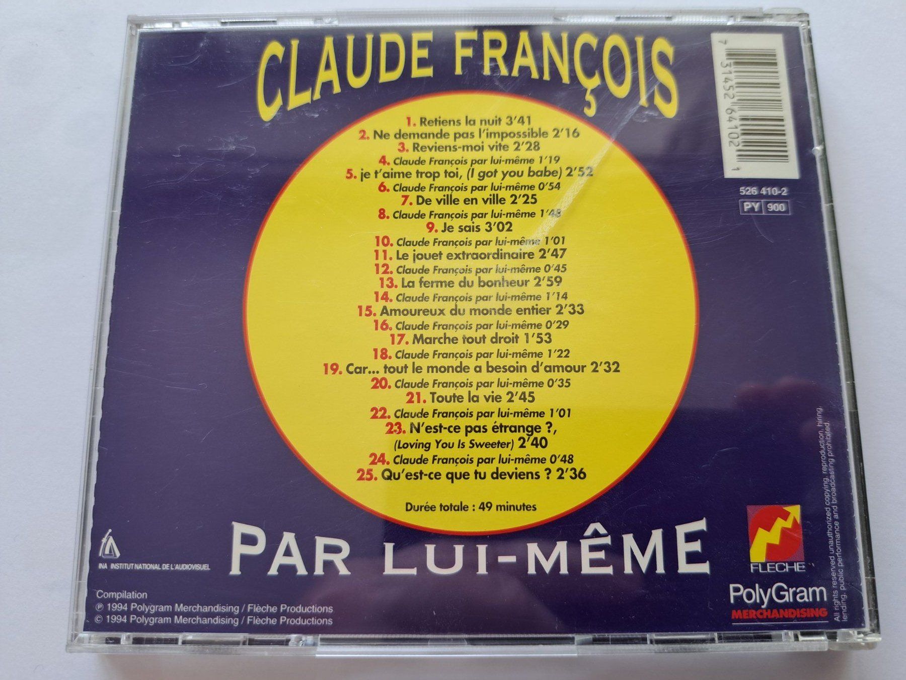 CD: Cd Claude François - par lui-même  – Usato da Pully venduto da bro_n52j 3