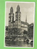 Zürich Grossmünster Kirche Altstadt Limmatquai