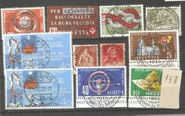11 Werte Zentralvollstempel