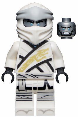 Lego Baukästen: njo0713 Zane - Legacy, Flat Silver Head | Lego – Neu (gemäss Beschreibung) aus Schneisingen von 500_to_moon