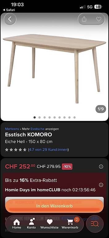 Set di tavolo e panche: Set Mørteens NP 1050,- Mint – Usato da Widnau venduto da kat_v5sr 1