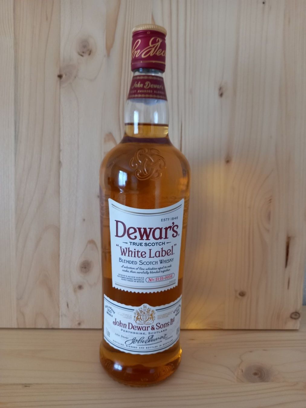 Spirituosen: 1 LITER Dewar`s White Label – Neu und originalverpackt aus Bonaduz von Motz
