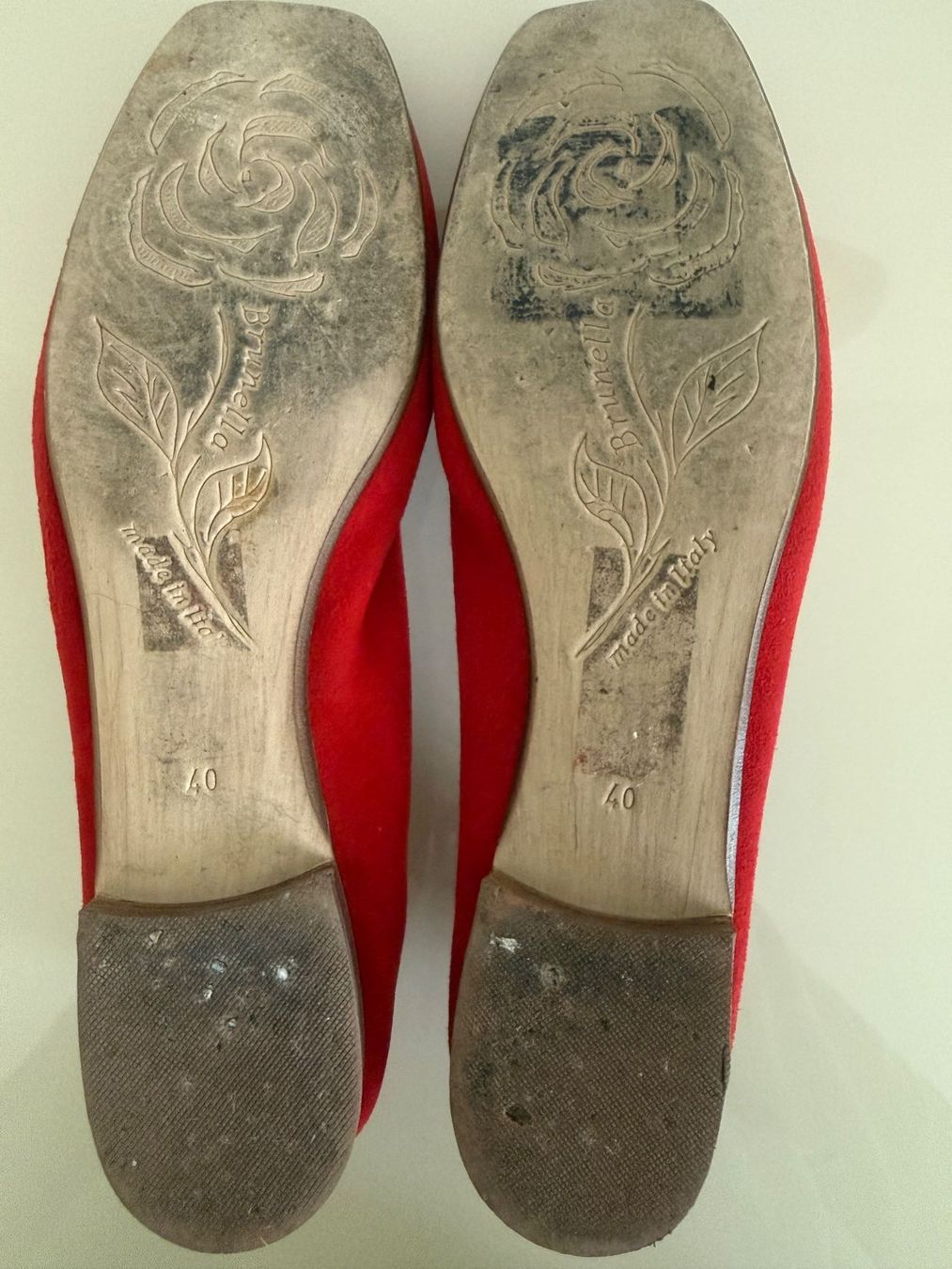 Scarpe da donna: BALLERINAS ROT LEDER GR.40 – Usato da Steg im Tösstal venduto da goldlionfree 7