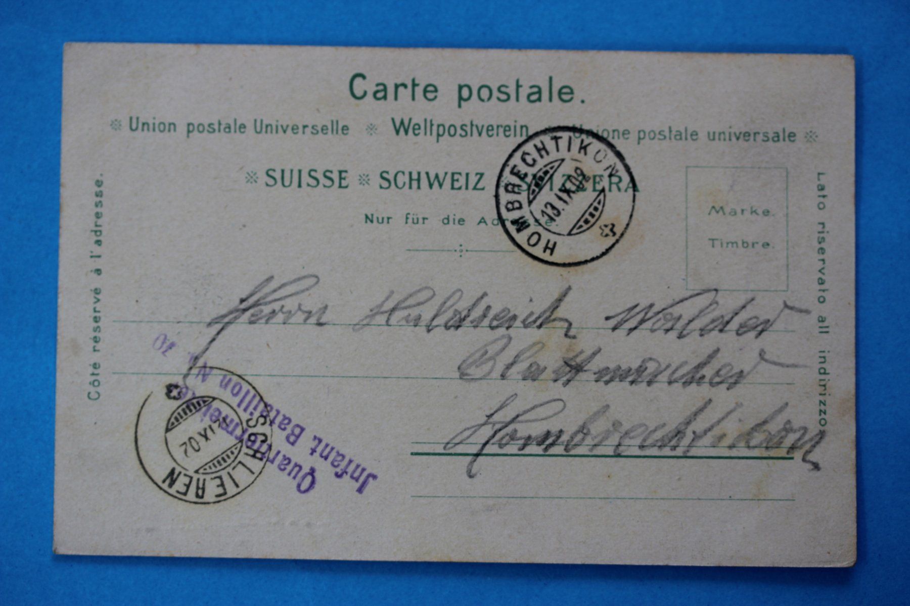 Ansichtskarten: SCHLIEREN LITHO AK – Gebraucht aus Lotzwil von pirolh 1