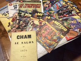 BD 13 articles Buck Dany/Artima/Cham de 1870 à 1959 en lot