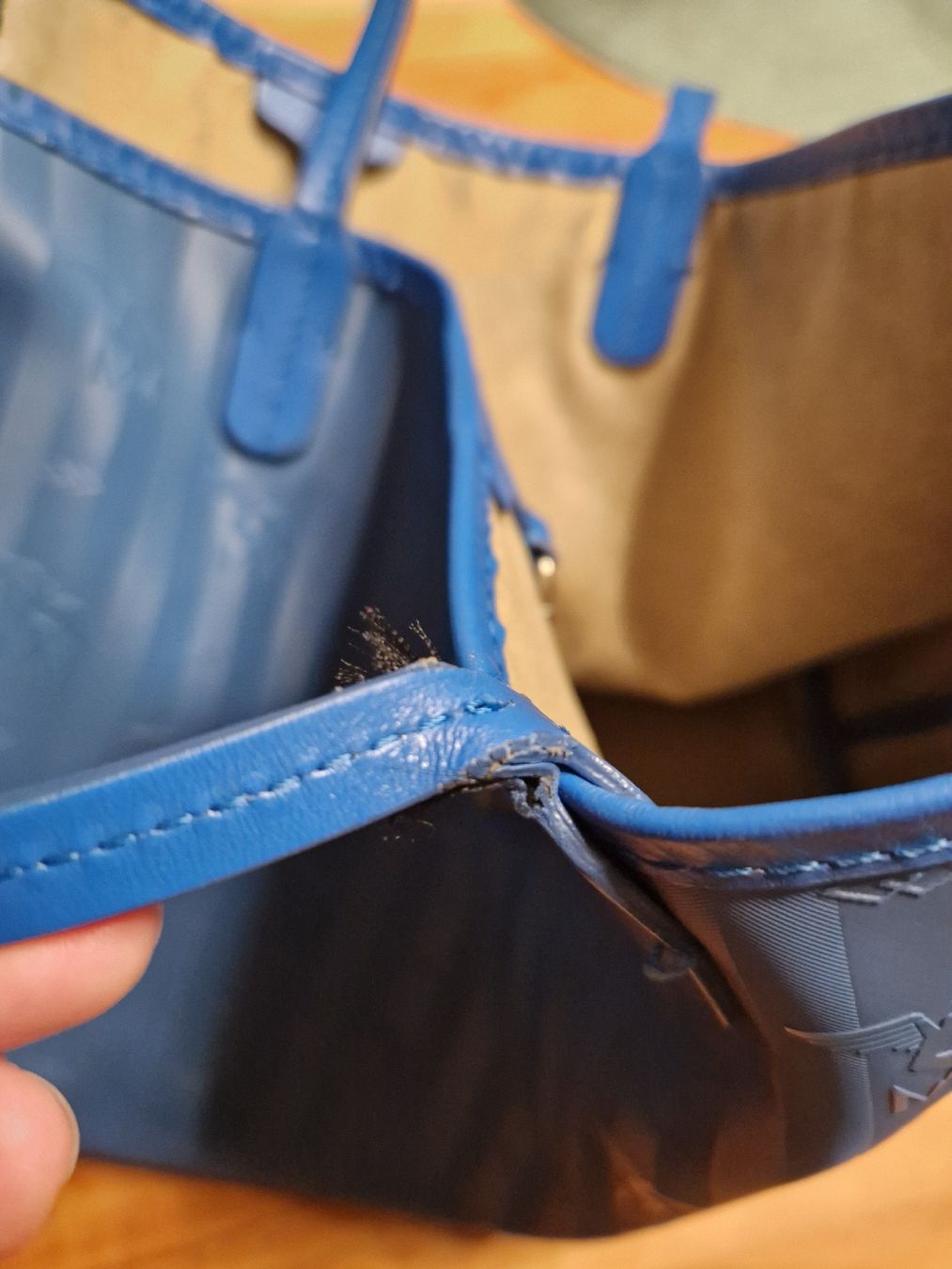 Maison Mollerus Taschen für Damen: Mollerus Shopper blau / Silber – Gebraucht aus Wallisellen von misnenes 2