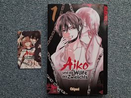 Aiko und die Wölfe des Zwielichts 1 Manga mit Shoco Card