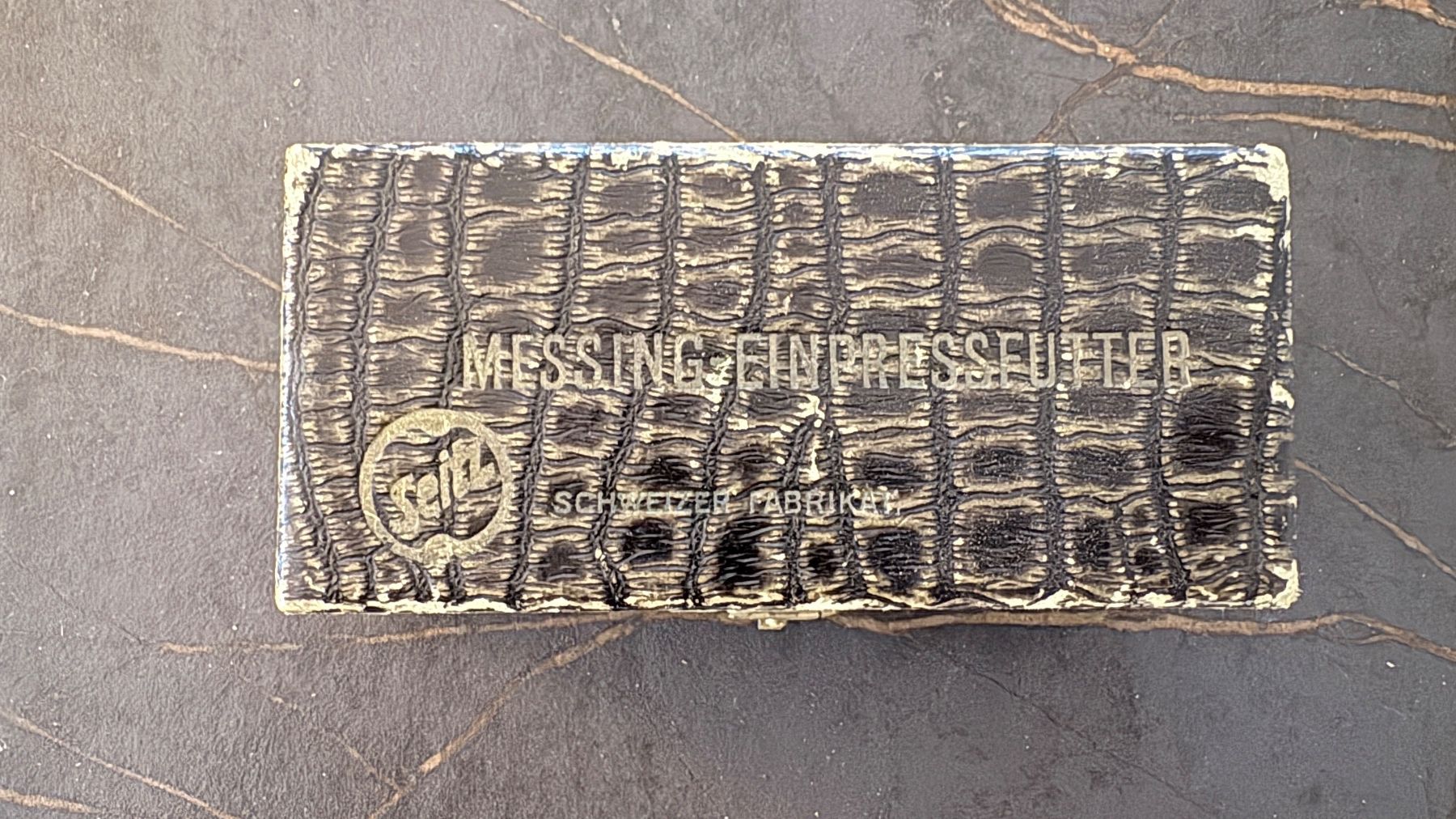Tutti gli attrezzi: Uhrmacher Werkzeug - 2 Seitz-Sortimente Messing-Einpressfutt – Nuovo (secondo la descrizione) da Basel venduto da mandalay71 4