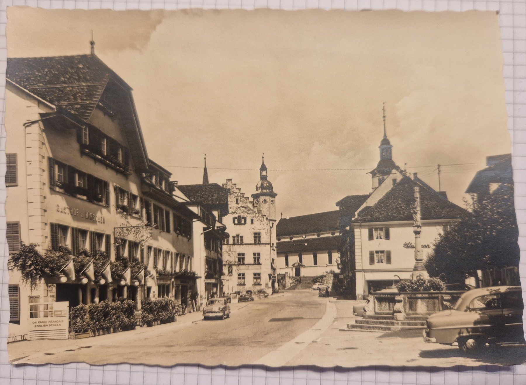 Ansichtskarten: Sursee 1959 – Gebraucht aus Melchnau von Fishel
