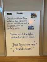 Grosse beschreibare Magnettafel (90cm x 120cm) zu verkaufen