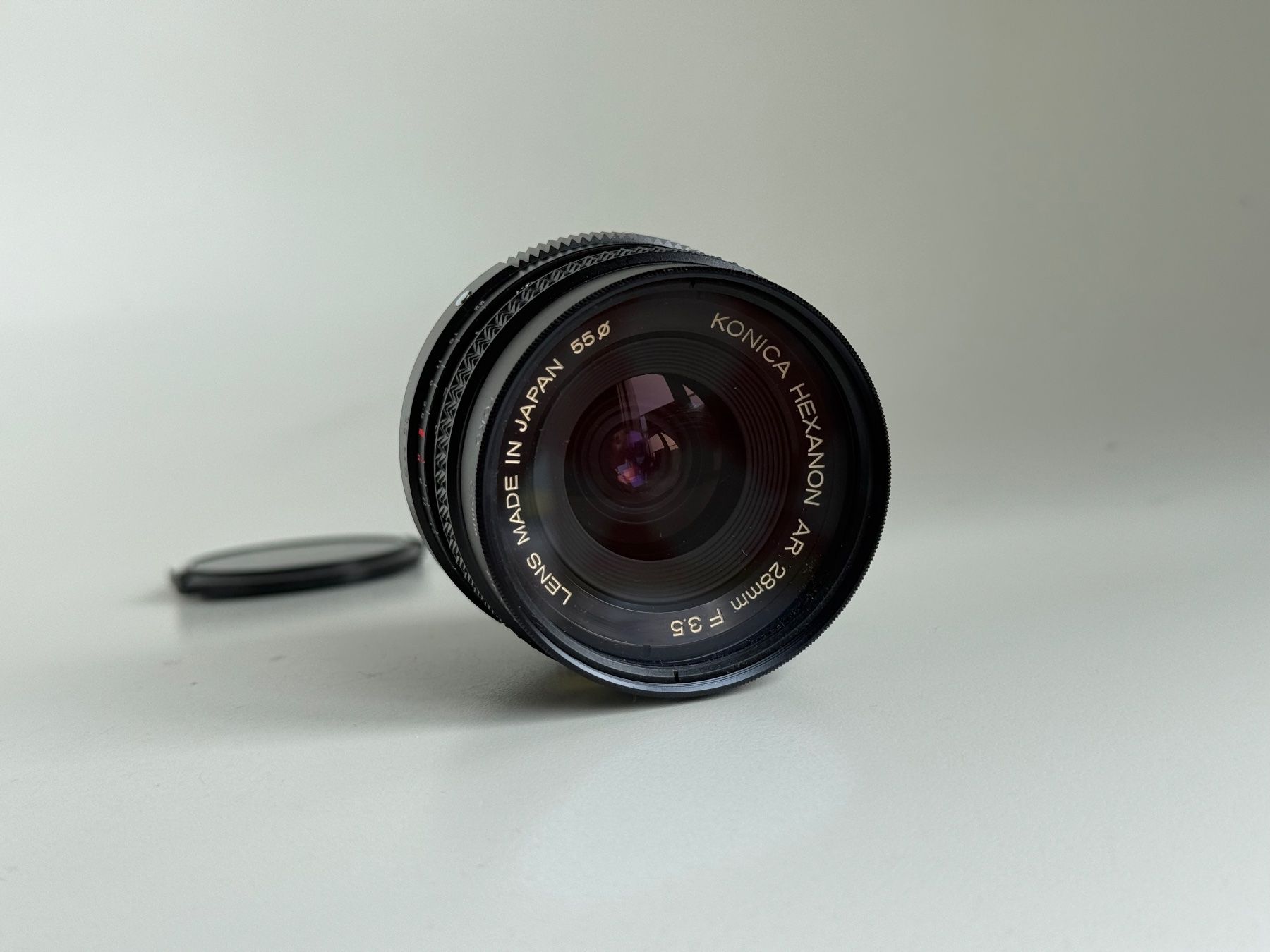 Konica Obiettivi: Konica 28mm F3.5 Hexanon Weitwinkel-Objektiv inkl. Köcher – Usato da Zürich venduto da Loeffel81zh 2