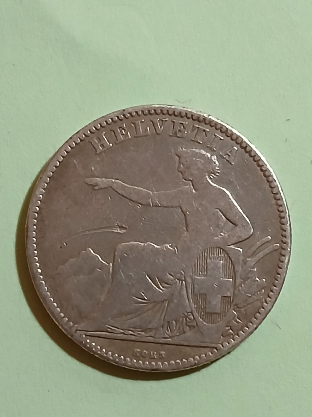 Tutti le monete: Schweizer 2 Franken 1862 – Usato da Lungern venduto da Dremar