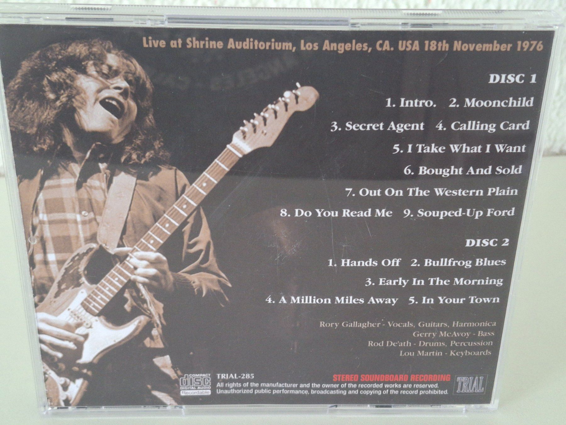 CDs: 2CD Rory Gallagher - Calling L.A. Live ✨ – Gebraucht aus Aarberg von Jackup1 1