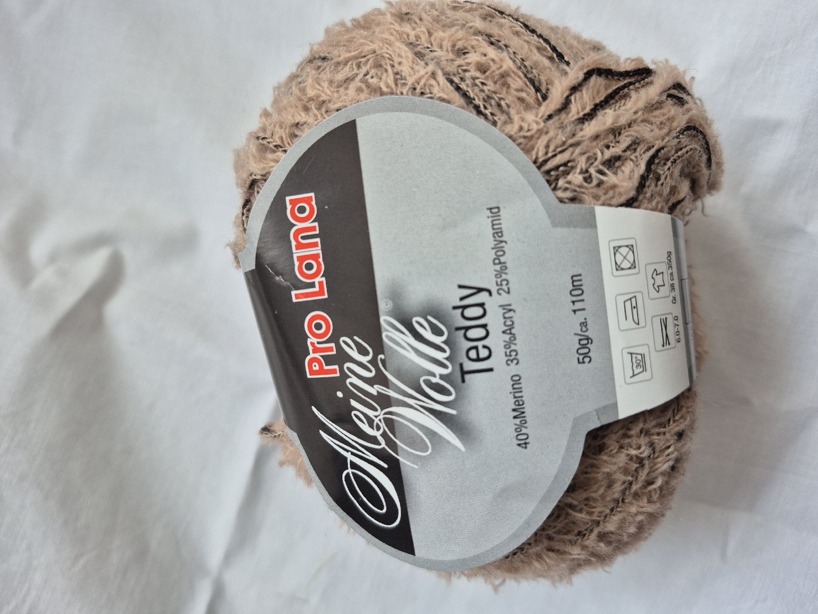 Wolle: meine Wolle teddy pro lana  – Neu und originalverpackt aus Obermumpf von Dadacaramel 1