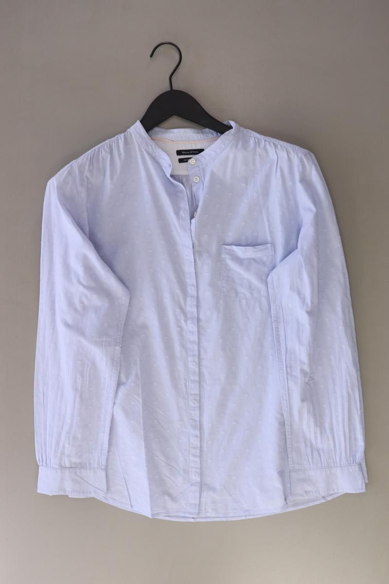 Blusen: Marc O'Polo Langarmbluse Gr. L blau – Gebraucht aus Neustadt an der Waldnaab von SecondLifeFashion