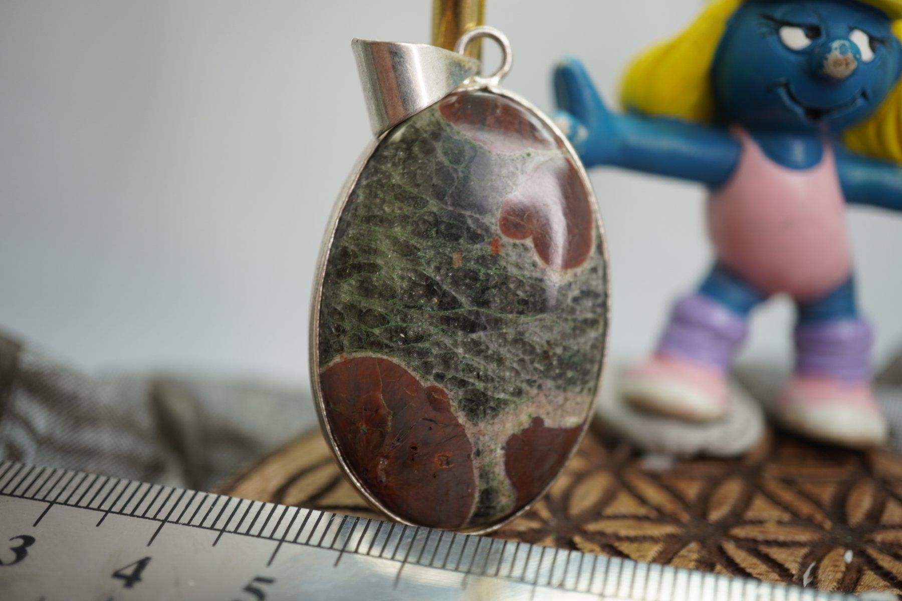 Minerali & Pietre curative: Vogel  Jasper Mexico   eingefasst  TOPSTONE – Nuovo e nell'imballaggio originale da Eschenbach SG venduto da topstone 2