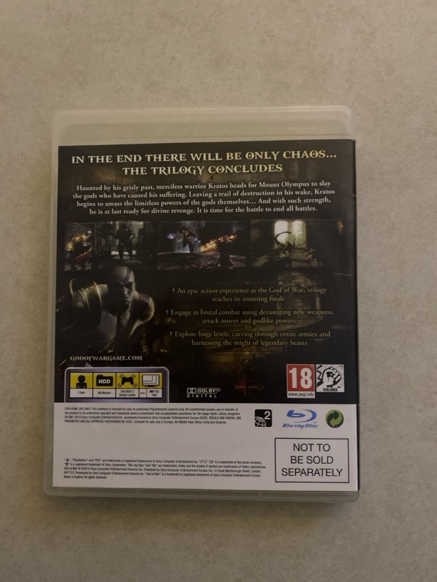 Sony Spiele: God of War 3 PS3 – Gebraucht aus Suhr von SchnapperCH 1