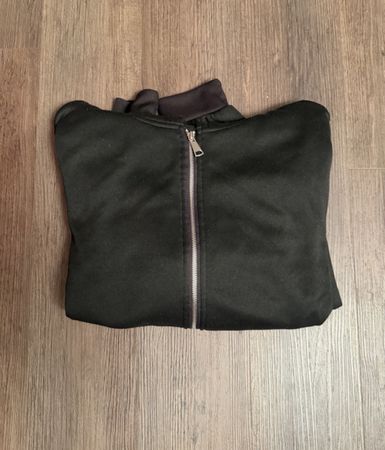 Kapuzenjacke mit Reissverschluss schwarz guter Zustand