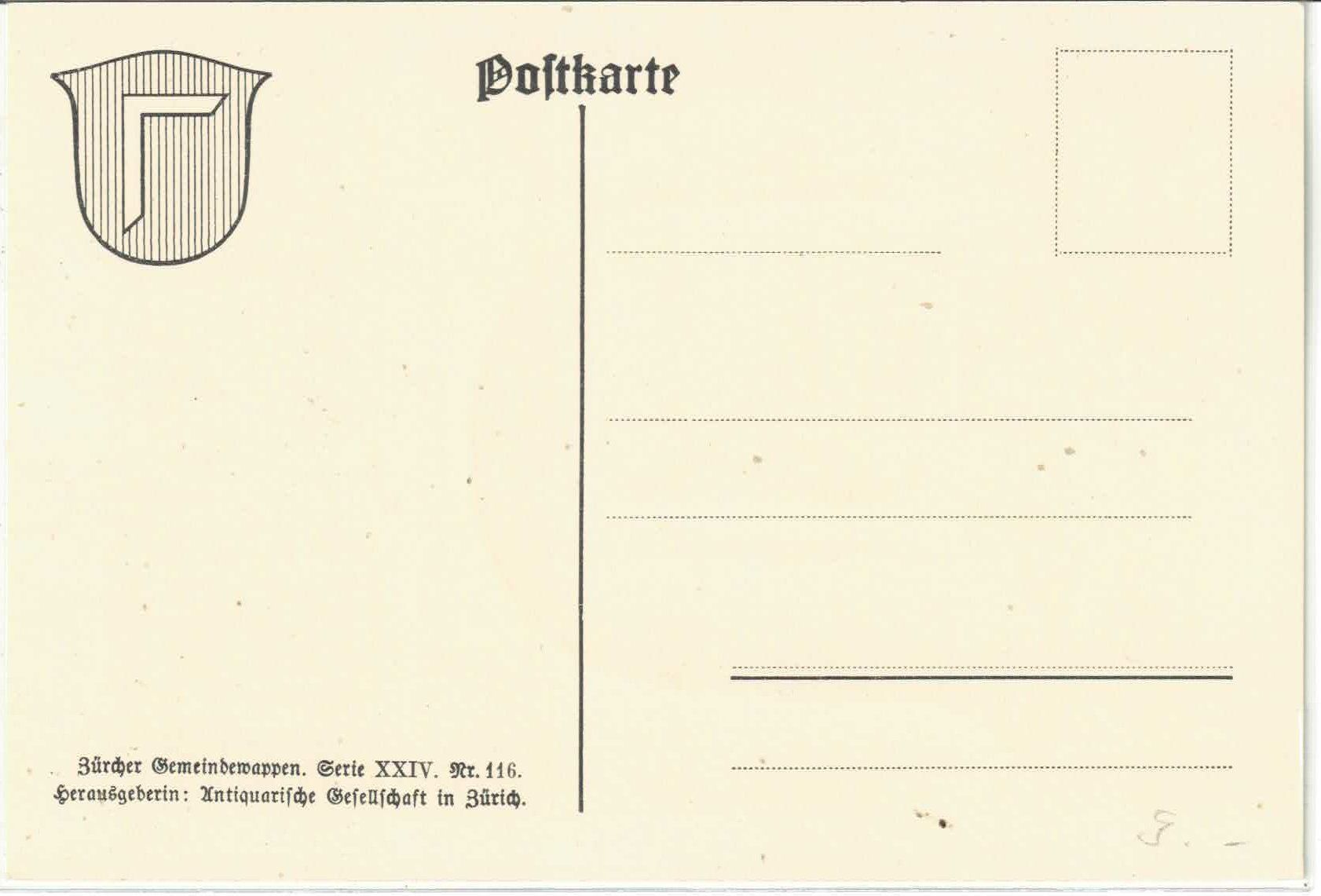 Cartes postales: Dällikon - Gemeindewappen – D'occasion à Ettingen par Kartenplanet 1
