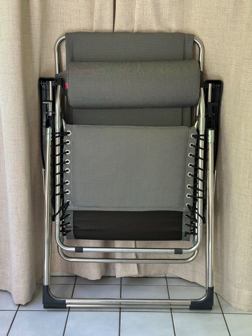 Fiam Sedie a sdraio: FIAM - Fauteuil de jardin gris – Usato da Genève venduto da Reveur 2