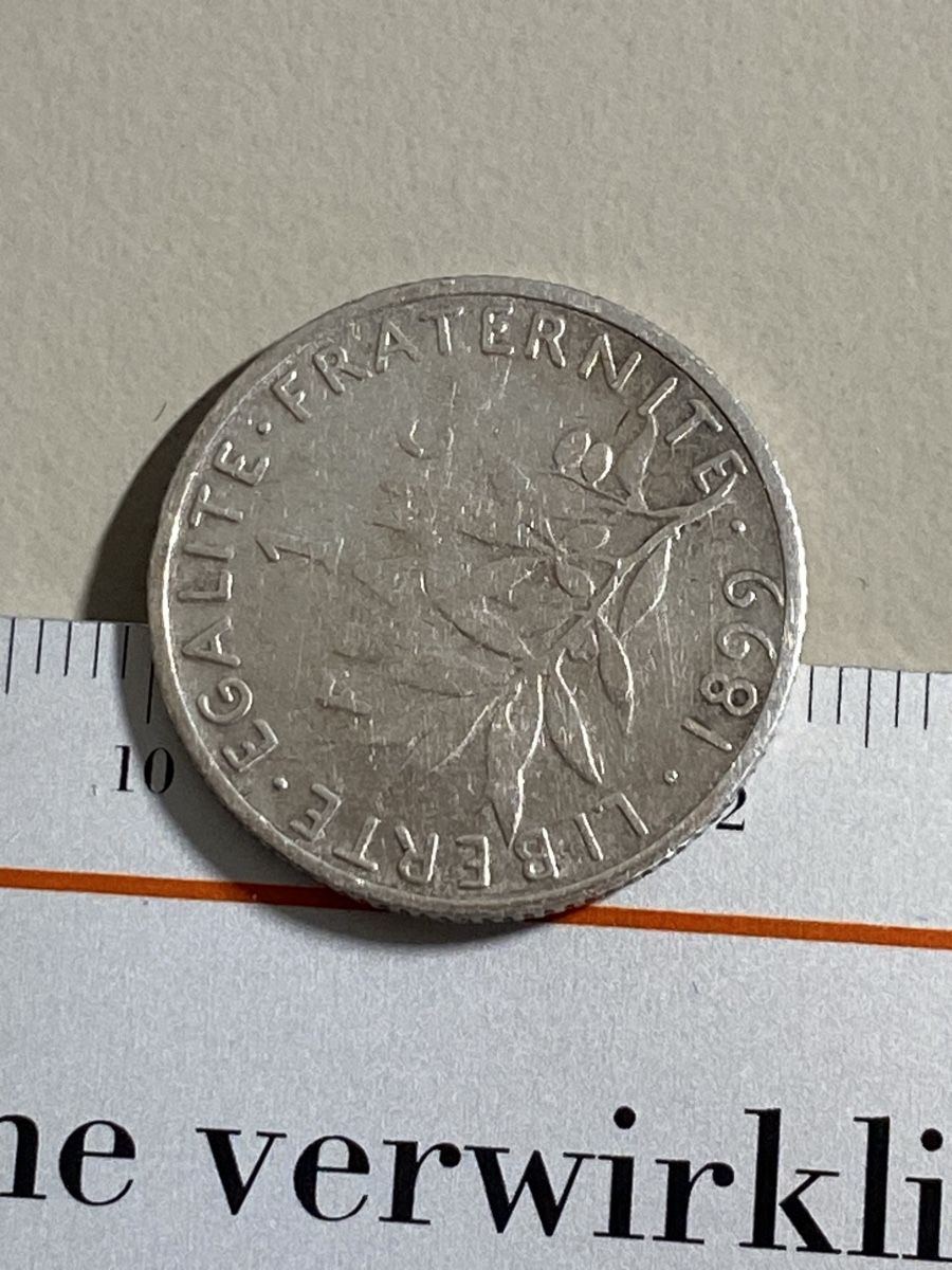Toutes les monnaies: France - 1 franc - 1899 - AG – D'occasion à Payerne par Mike1682 3