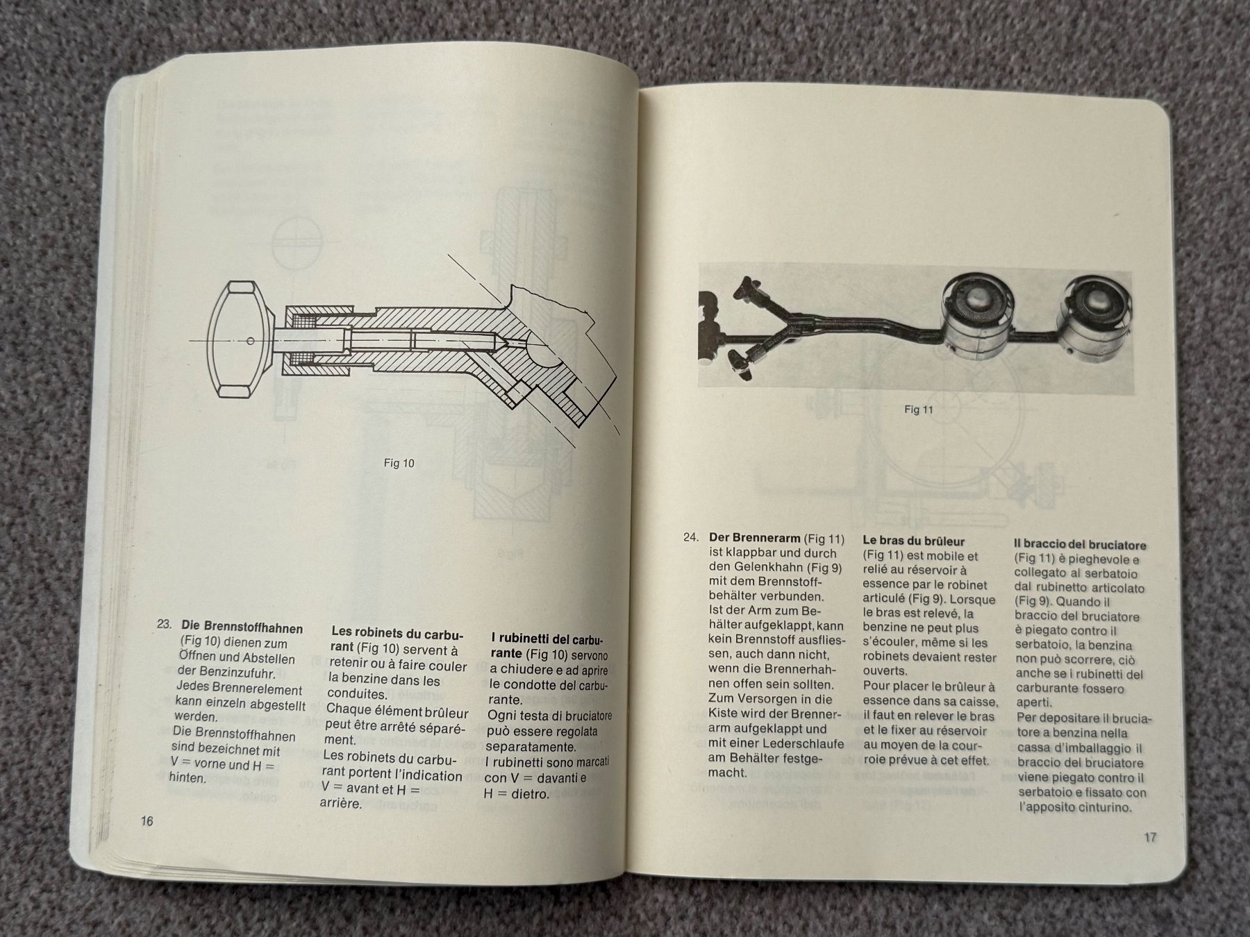 Libri: Reglement: Der Benzinvergaserbrenner - Schweizer Armee – Usato da Brütten venduto da Hst1 5