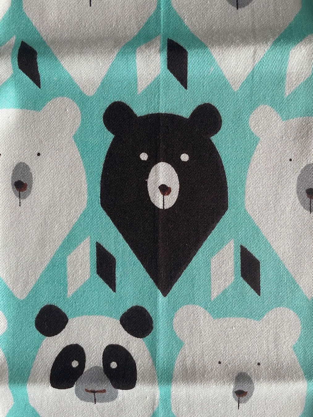 Stoffe: Fat quarter/Coupon patchwork-couture Ours et Panda – Neu und originalverpackt aus Gland von san_xz5j 2