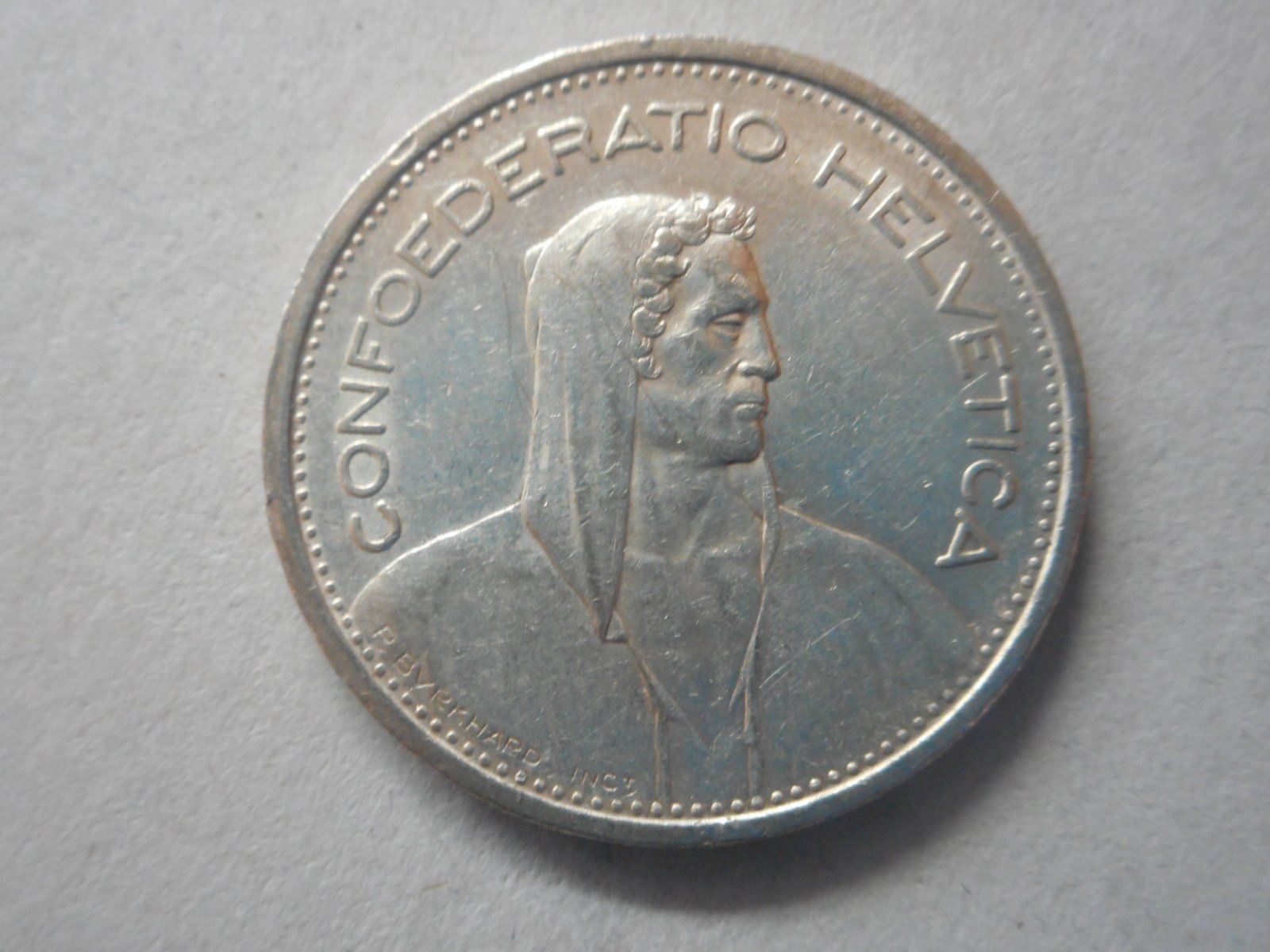 Alle Münzen: 5 Fr. 1954  silber  vorz – Gebraucht aus Kriegstetten von pizlad2010 2