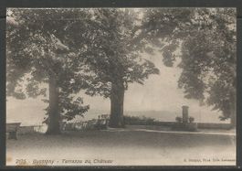 Carte P de 1908 ( Bussigny / Terrasse du Château )