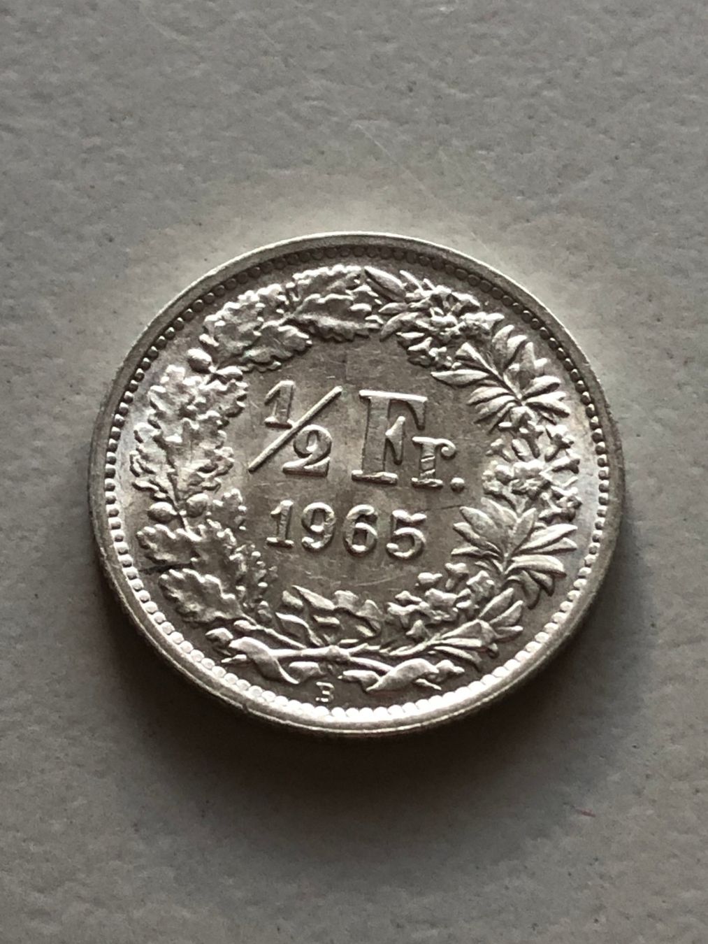 Alle Münzen: 50 Rp. 1965 Top – Gebraucht aus Schötz von Odpa