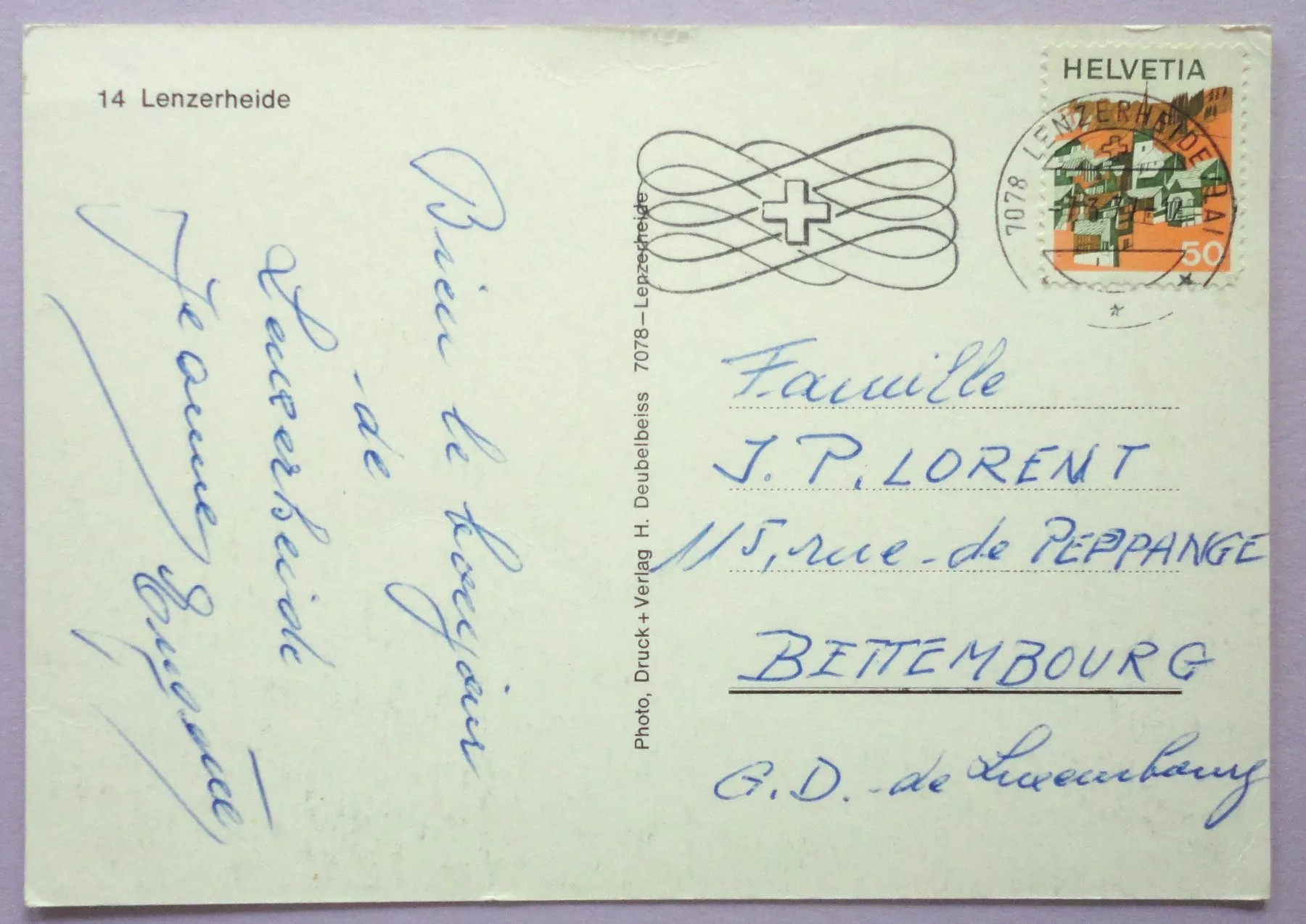 Cartes postales: Lenzerheide – D'occasion à Fétigny par Billy2miny 1