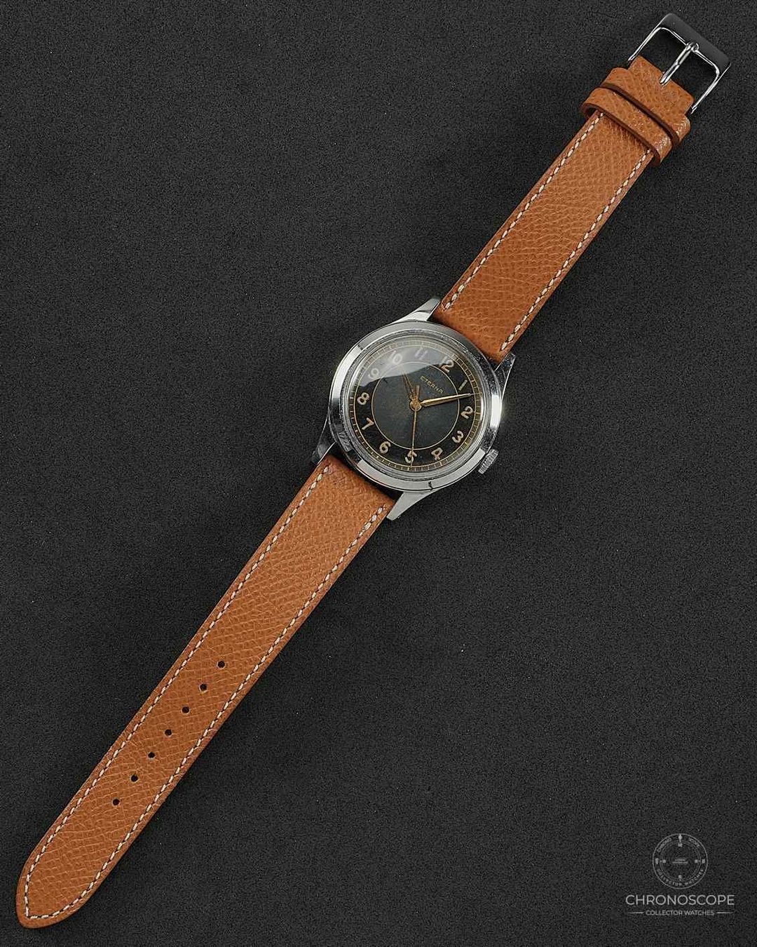 Eterna Uhren: Eterna “Gilt Dial” Oversize Wristwatch – Gebraucht aus Luzern von ChronoScope6004 5