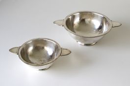 Christofle - 2 Servierschalen versilbert / Art Déco um 1920