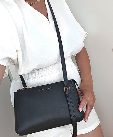Marc By Marc Jacobs Crossbody Tasche Schwarz Leder