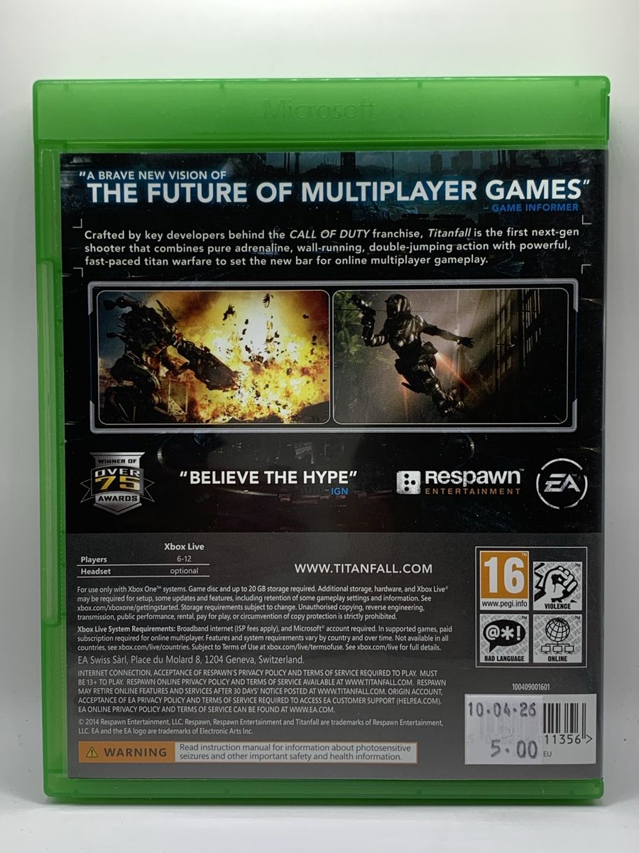 Microsoft Giochi: Titanfall - Xbox One – Usato da Ostermundigen venduto da RG-Collector 1