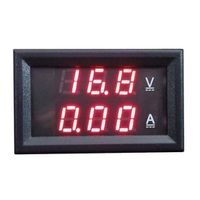 Voltmeter + Ampere 0-99.9V, 1-10A DC