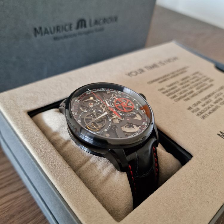 Maurice Lacroix Orologi: Maurice Lacroix Masterpiece Le Chronographe Squelette – Nuovo (secondo la descrizione) da Langendorf venduto da Zeroblack 2