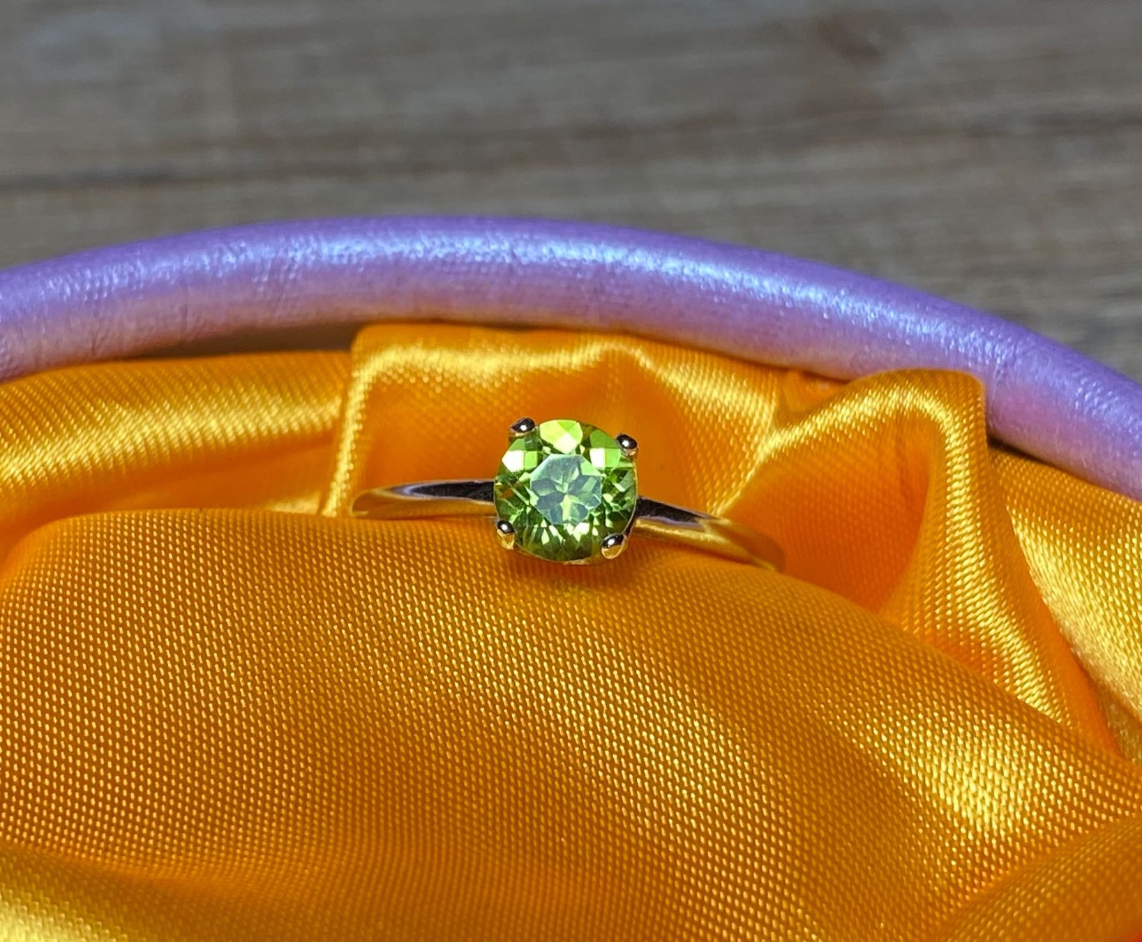 Ringe: Peridot Ring Silber 925 vergoldet 💎✨ – Neu und originalverpackt aus Laax GR von Kiki-Kingdom2