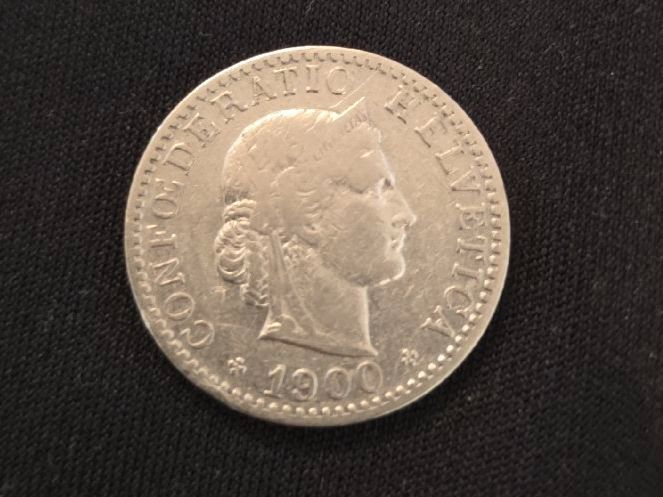 Tutti le monete: 20 cts 1900 – Usato da Genève venduto da bbastos
