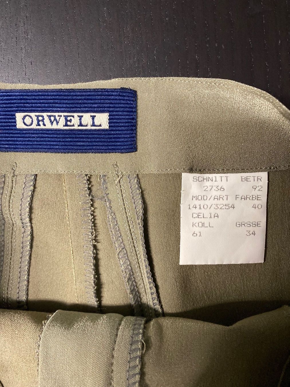 Pantaloni: ORWELL Hose stretch Gr.34 – Usato da Biel-Benken BL venduto da PANORMUS 1