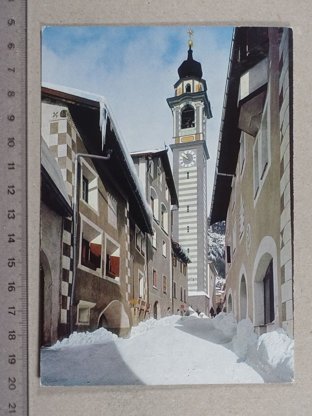 Cartoline postali: Samedan, 1981 – Usato da Lenzburg venduto da fh1