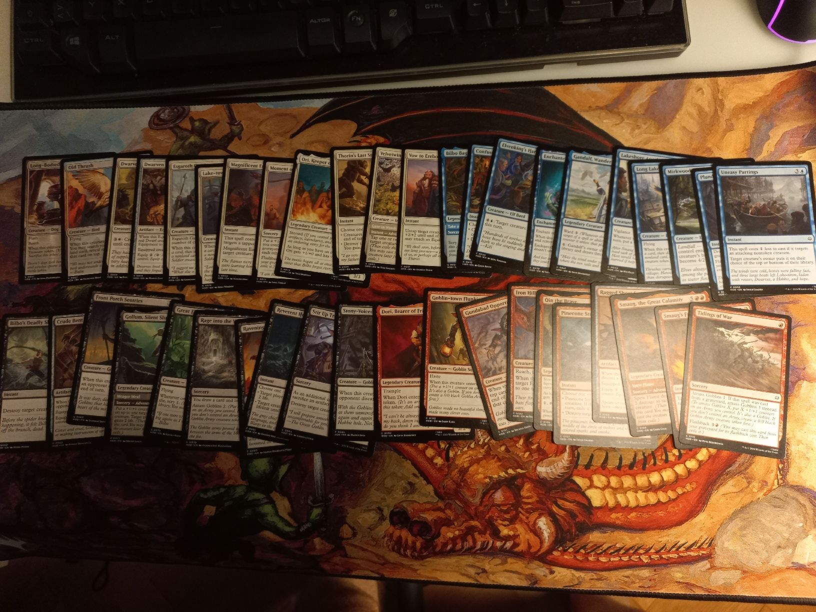 Magic The Gathering Carte collezionabili: MTG The Hobbit Full Set Commons + special lands – Usato da Monteggio venduto da Ta-Da