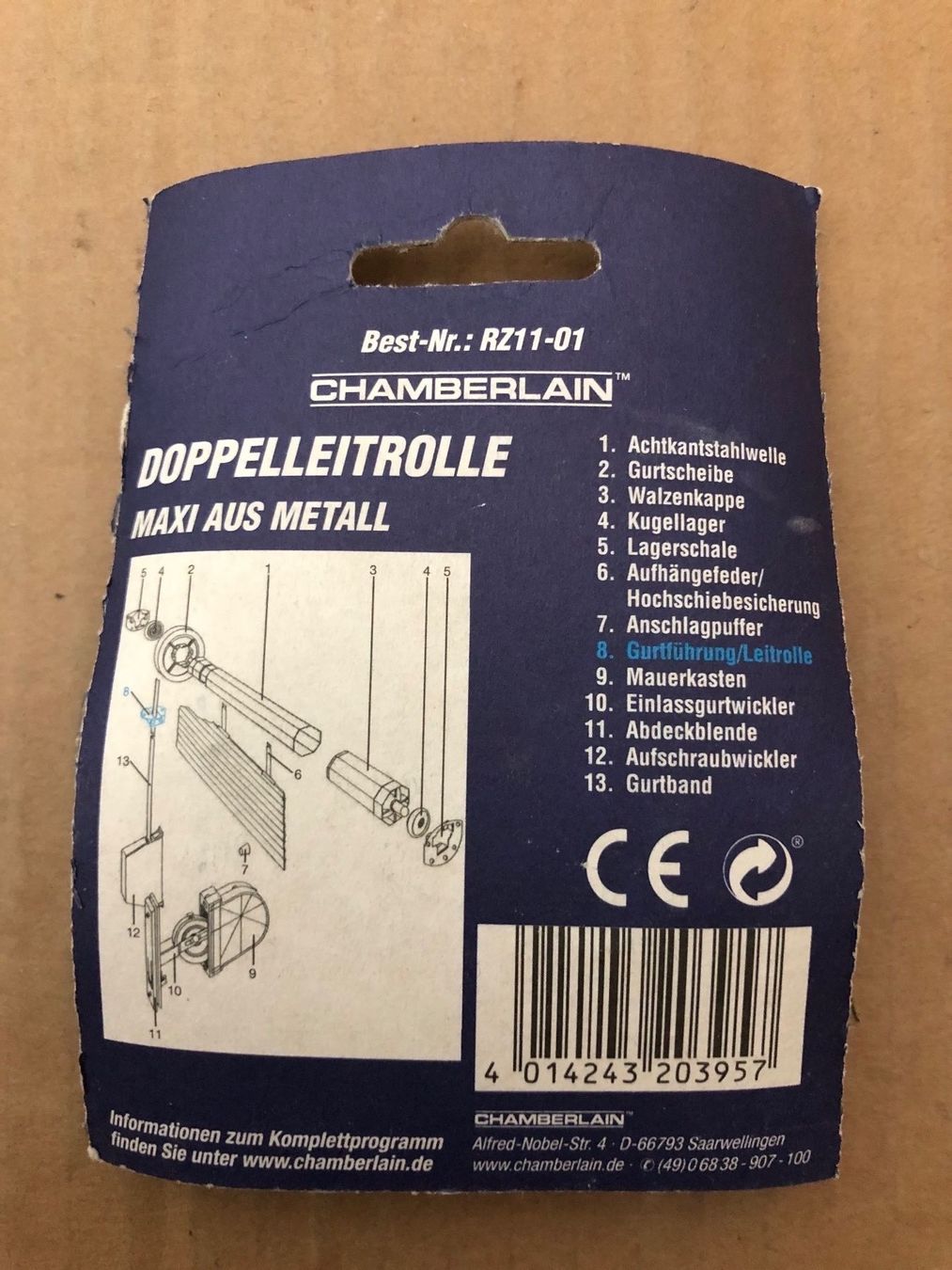 Sonstiges zum Lager & Transport: Doppelleitrolle neu – Gebraucht aus Eschlikon TG von ArtRec 1