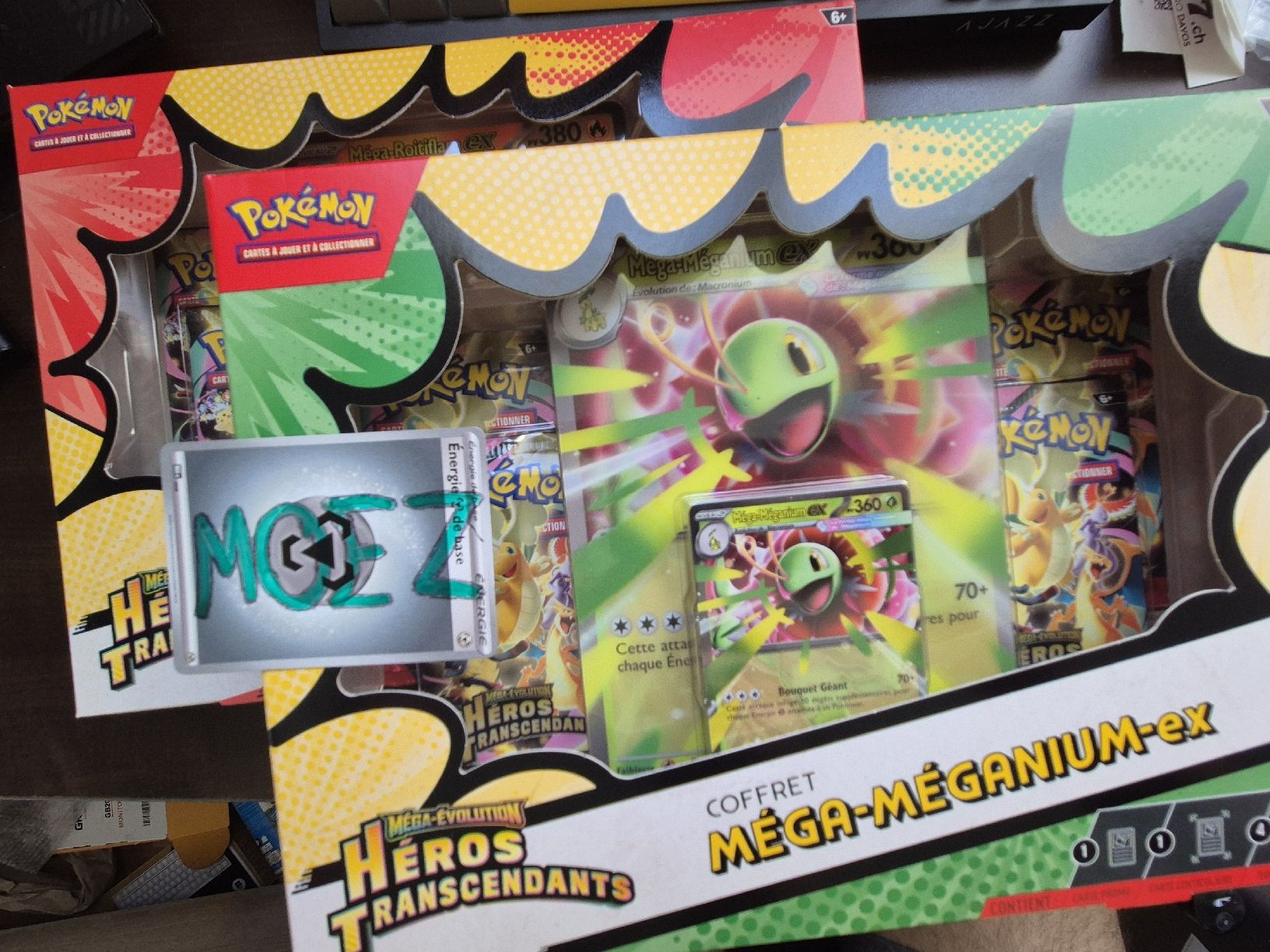 Pokémon Sammelbilder & Trading cards: Pokémon Coffret Méga-Roitiflam, Méga-Méganium FR – Neu und originalverpackt aus Ecublens VD von moe_s767